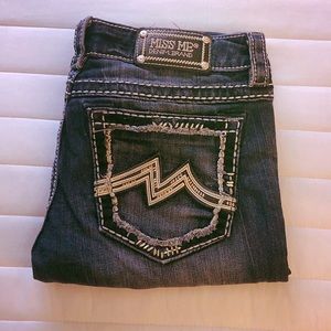 MISS ME Women’s Denim Boot Cut Signature Rise Jeans